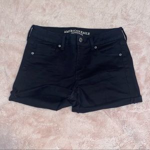 American Eagle black shorts